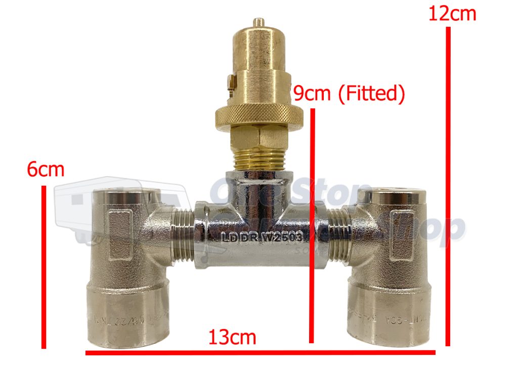 Single To Dual Gas Bayonet Double Adaptor With 3m 3/8 BBQ Hose To Suit ...