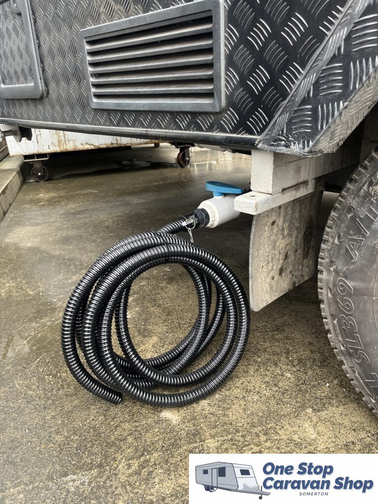 6m Sullage Hose With Camlock - Male | One Stop Caravan Shop